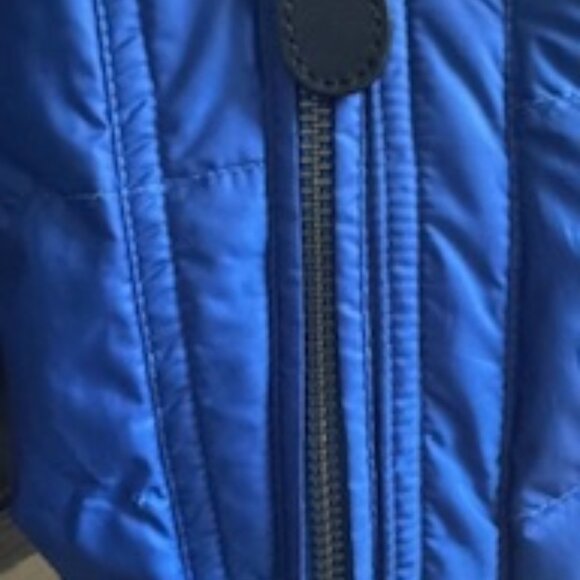 BURBERRY BRIT DALESBURY Blue Quilted Down Puffer Jacket size XL - Picture 11 of 13